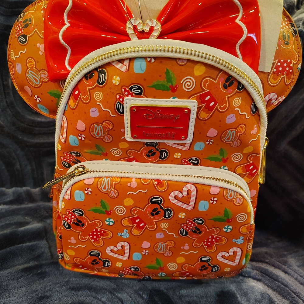 Disney Loungefly Gingerbread Backpack With Matching EARS!